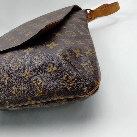 100% Authentic Louis Vuitton Musette Brown Monogram Shoulder Bag - Picture 6 of 9